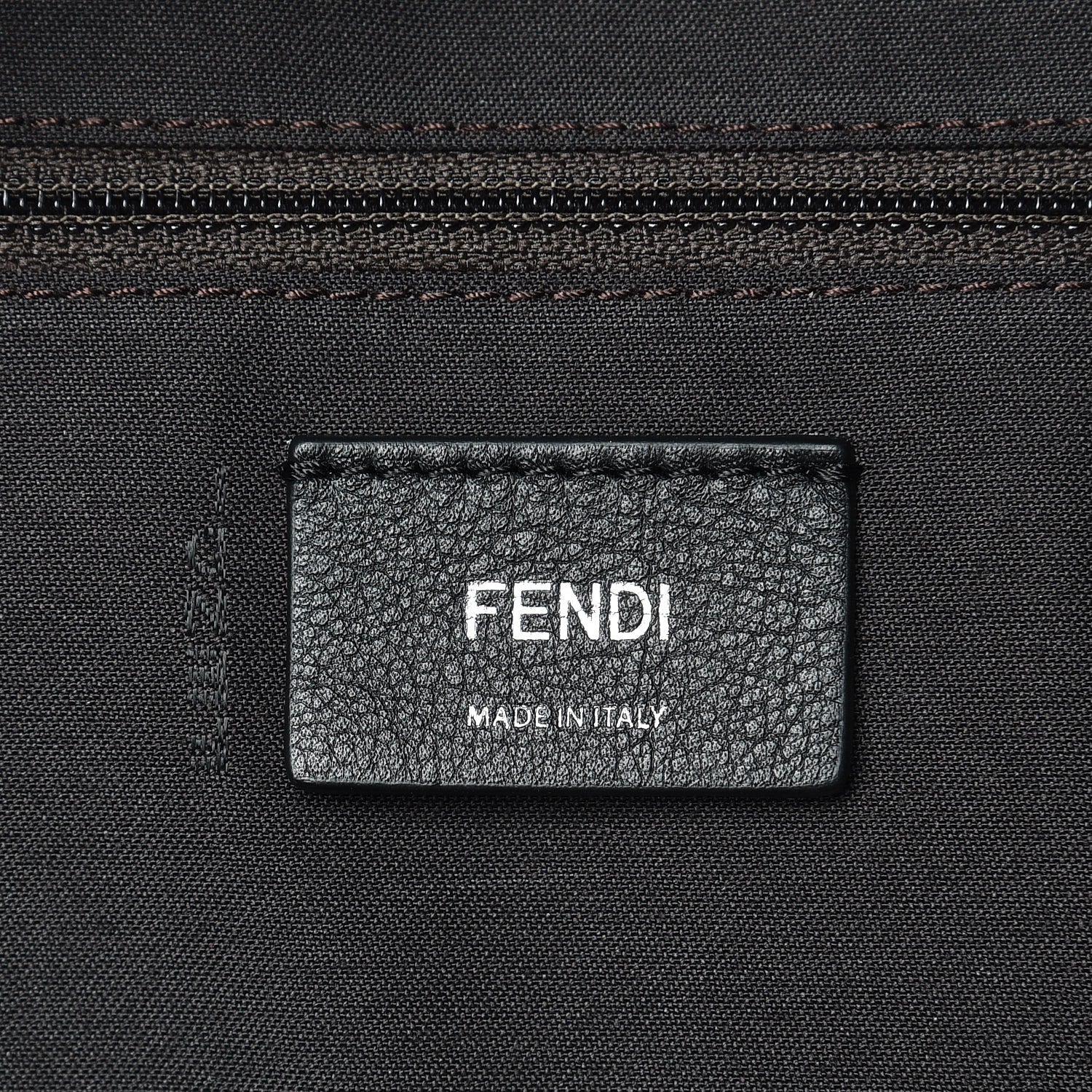 Fendi Nylon Vitello Elite Fox Goat Monster Eyes Studded Backpack Acciaio Pimento Multicolor 6 of 8