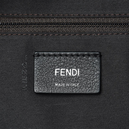 Fendi Nylon Vitello Elite Fox Goat Monster Eyes Studded Backpack Acciaio Pimento Multicolor 6 of 8