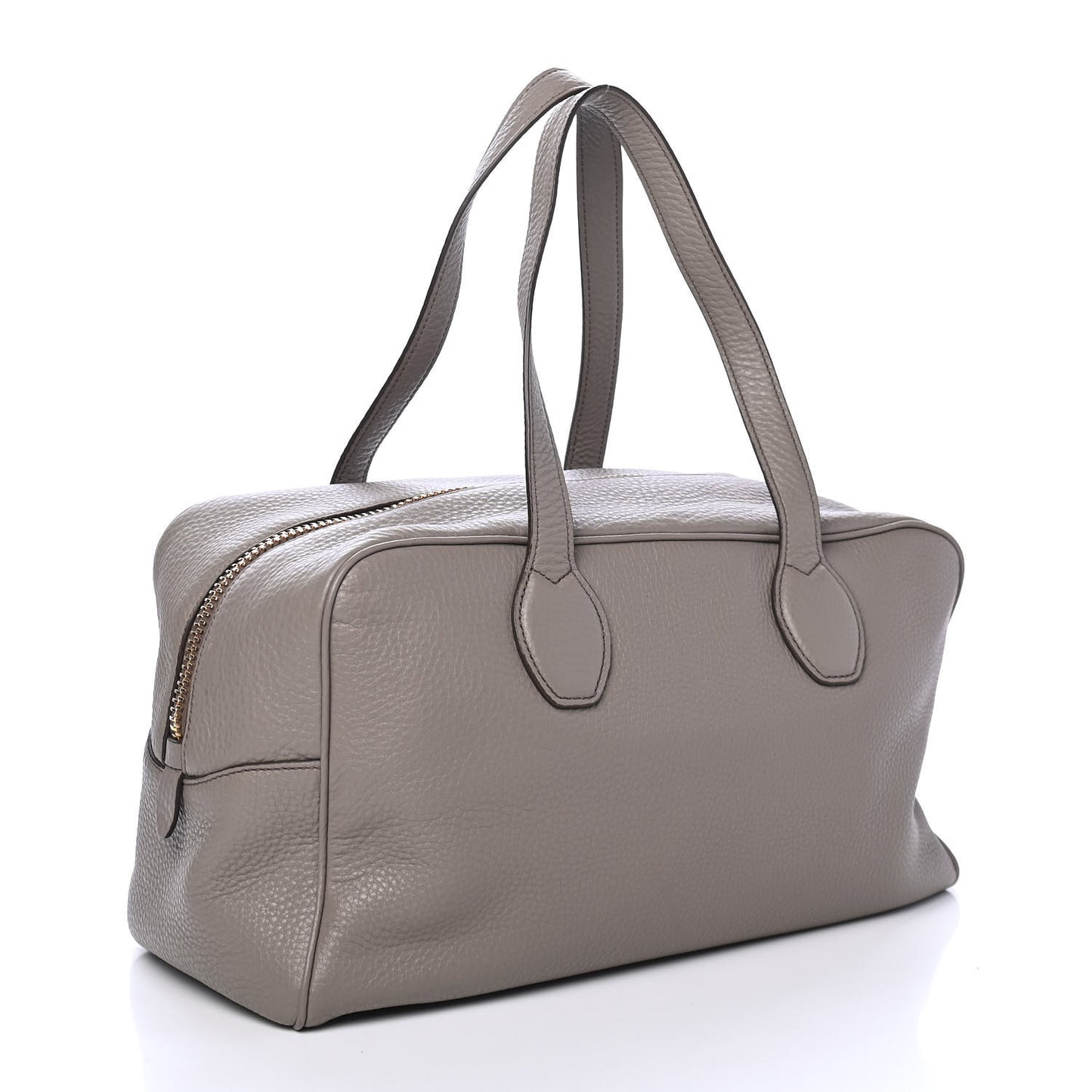 Vitello Daino Shopping Satchel Argilla