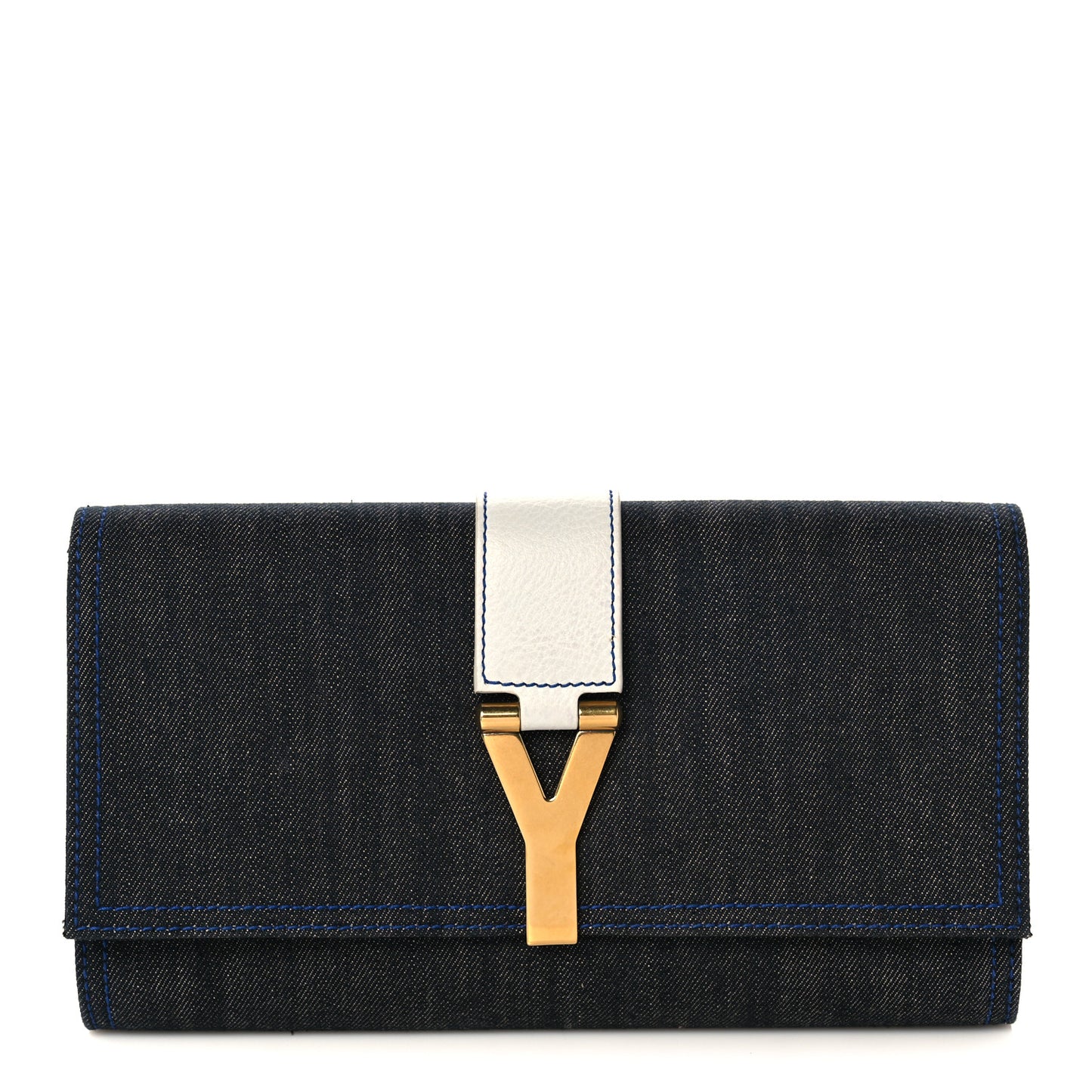 Denim Y Ligne Clutch