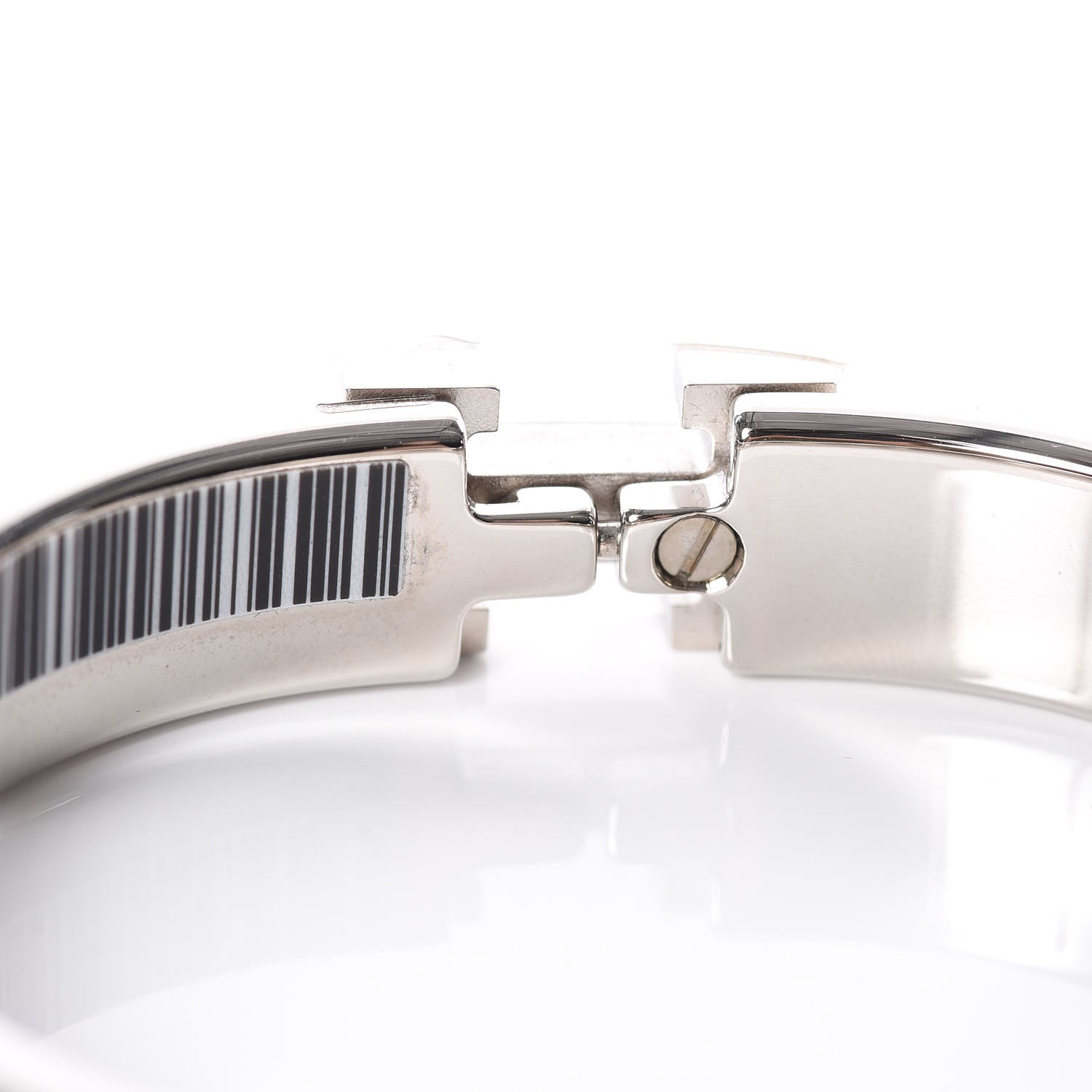 Hermes Enamel Narrow Clic Clac H Bracelet GM Ardoise 3 of 4