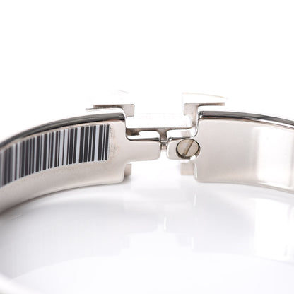 Hermes Enamel Narrow Clic Clac H Bracelet GM Ardoise 3 of 4