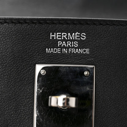 Hermes Swift Kelly Retourne 35 Black 6 of 15