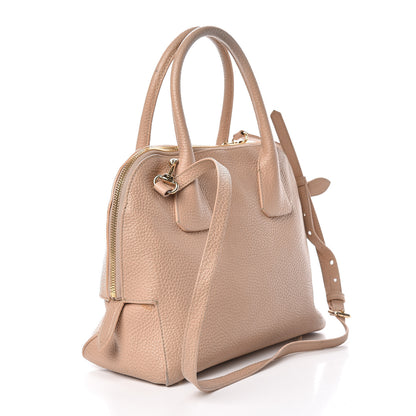Burberry London Grainy Calfskin Small Greenwood Bowling Bag Light Nude 3 of 24
