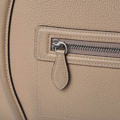 Celine Drummed Calfskin Mini Luggage Dune 9 of 10