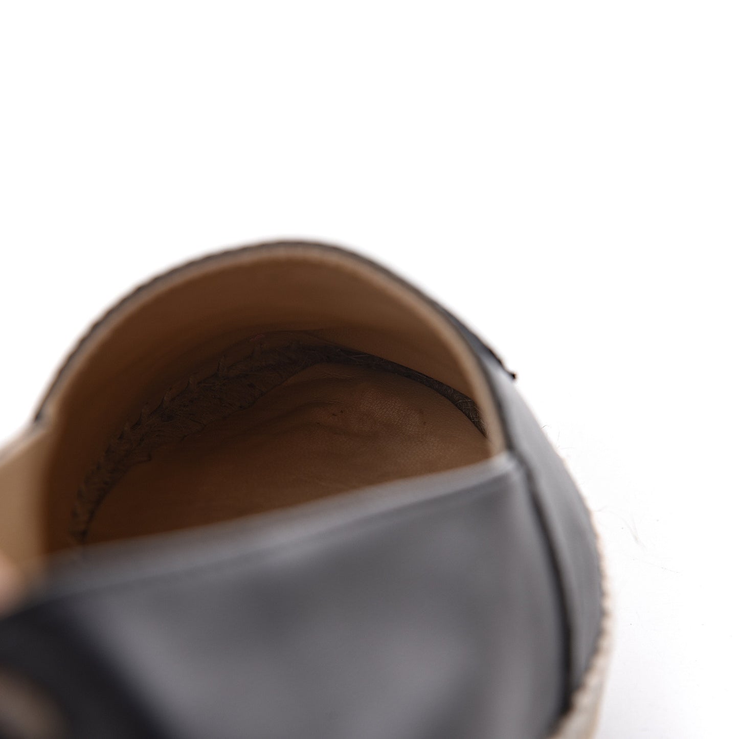 Lambskin CC Espadrilles 39 Black