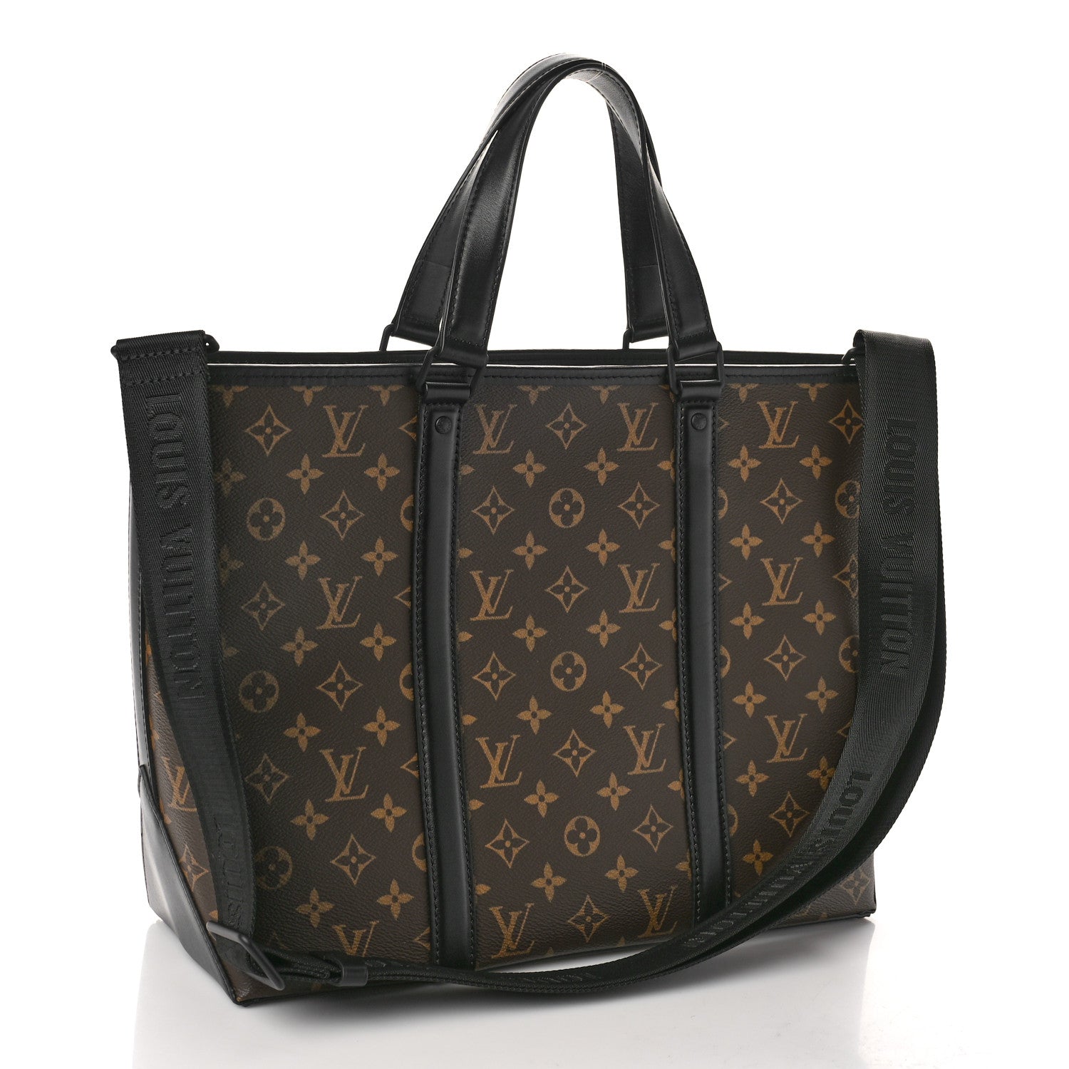 Louis Vuitton Monogram Macassar Weekend Tote PM 4 of 8