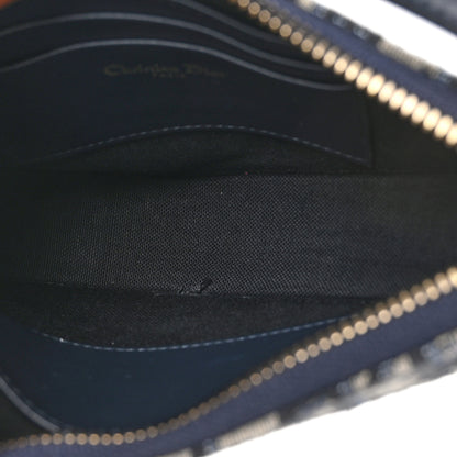 Christian Dior Oblique Saddle Rodeo Pouch Navy Blue 5 of 10