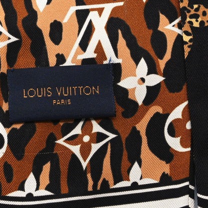 Louis Vuitton Silk Monogram Giant Jungle Bandeau Black 3 of 3
