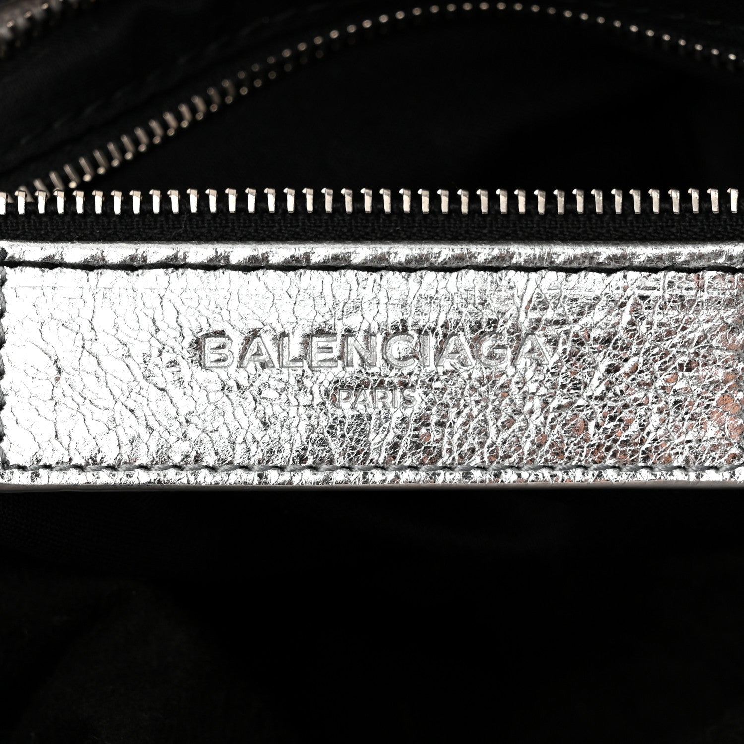 Balenciaga Agneau Classic Silver Hardware S City Aluminum 7 of 12