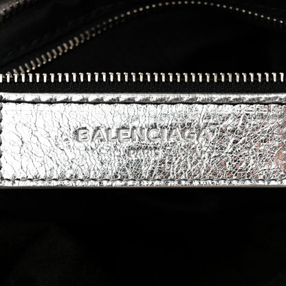 Balenciaga Agneau Classic Silver Hardware S City Aluminum 7 of 12