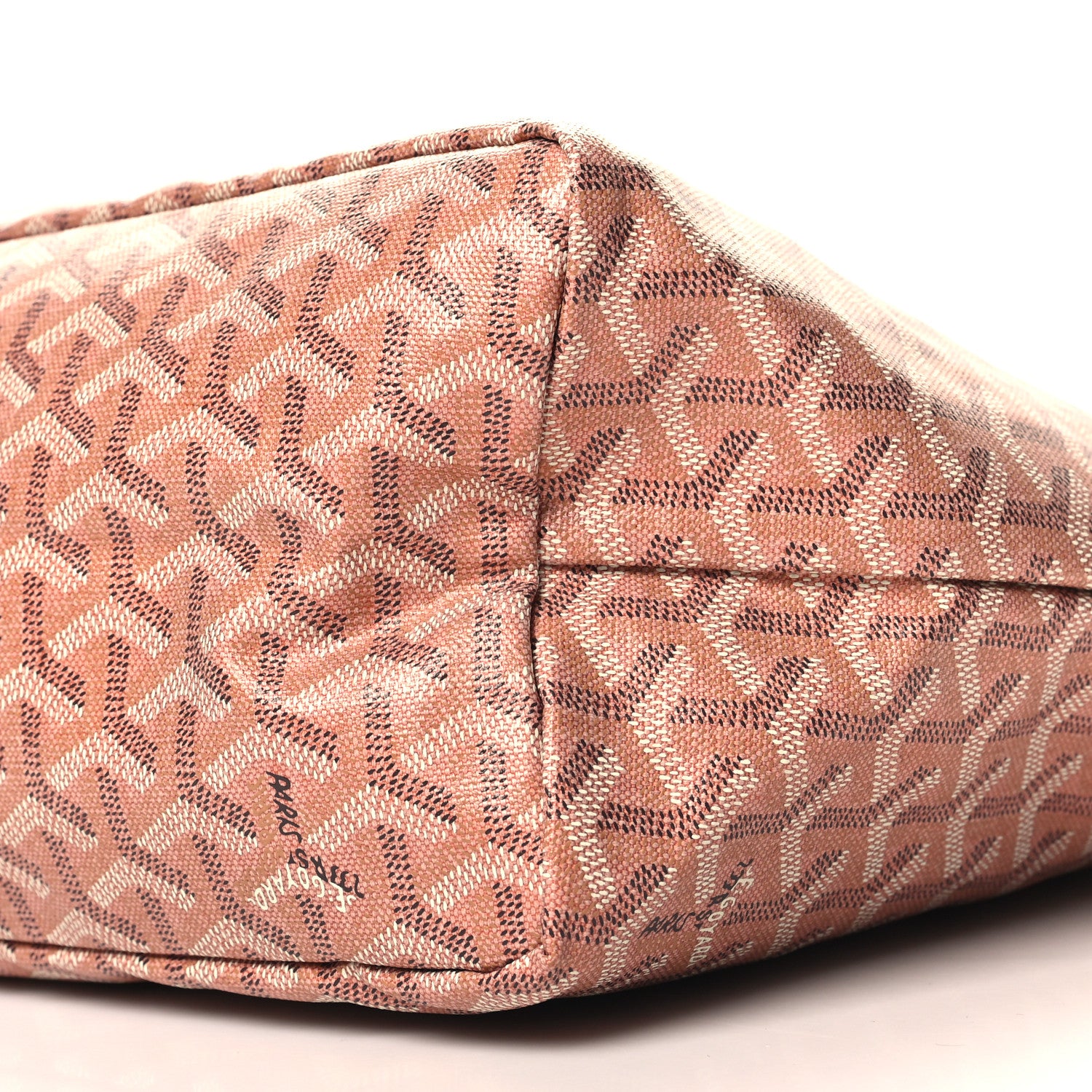 Goyard Iridescent Goyardine Saint Louis PM  Pearly Coral 10 of 10