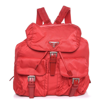 Prada Nylon Vela Medium Backpack Rosso 1 of 13