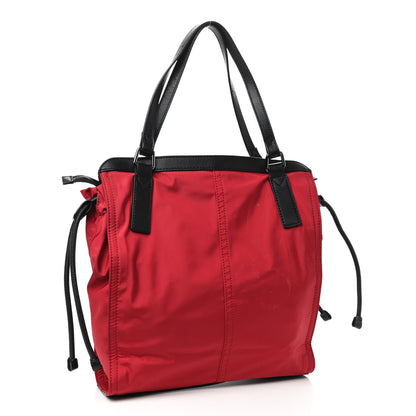 Burberry Nylon Small Buckleigh Packable Tote Red 3 of 11