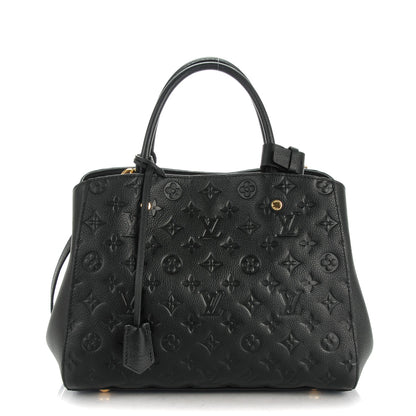 Louis Vuitton Empreinte Montaigne MM Black 1 of 7