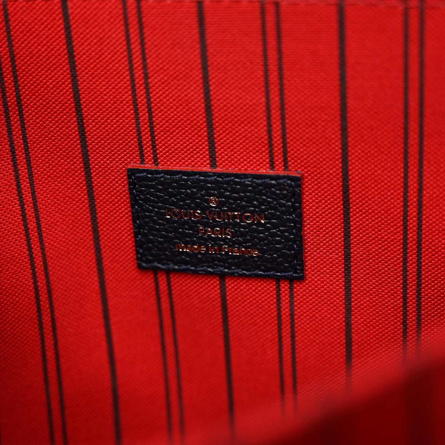 Empreinte Pochette Metis Marine Rouge