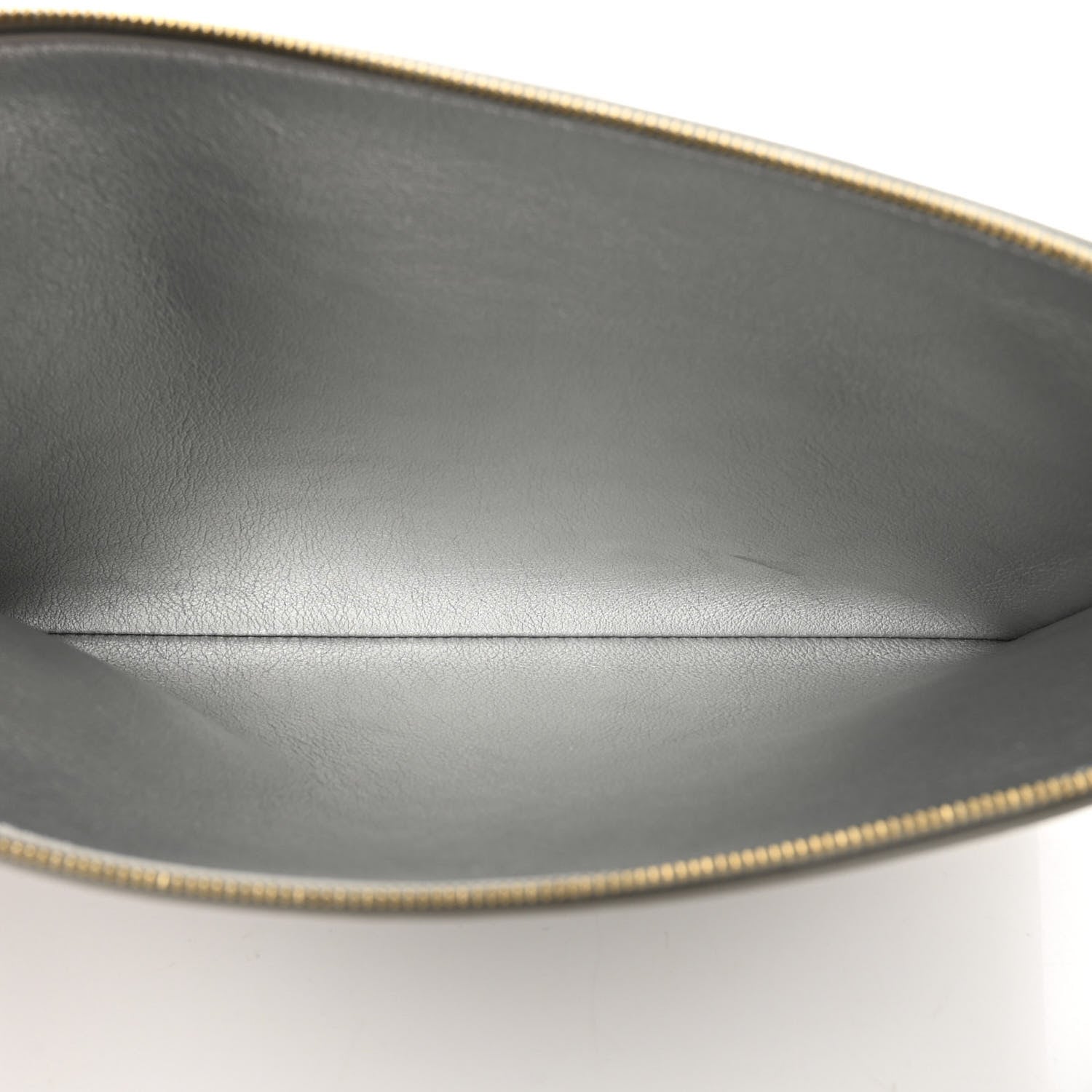 Celine Metallic Calfskin Cuir Triomphe Coin and Card Pouch With Hook 5 of 8
