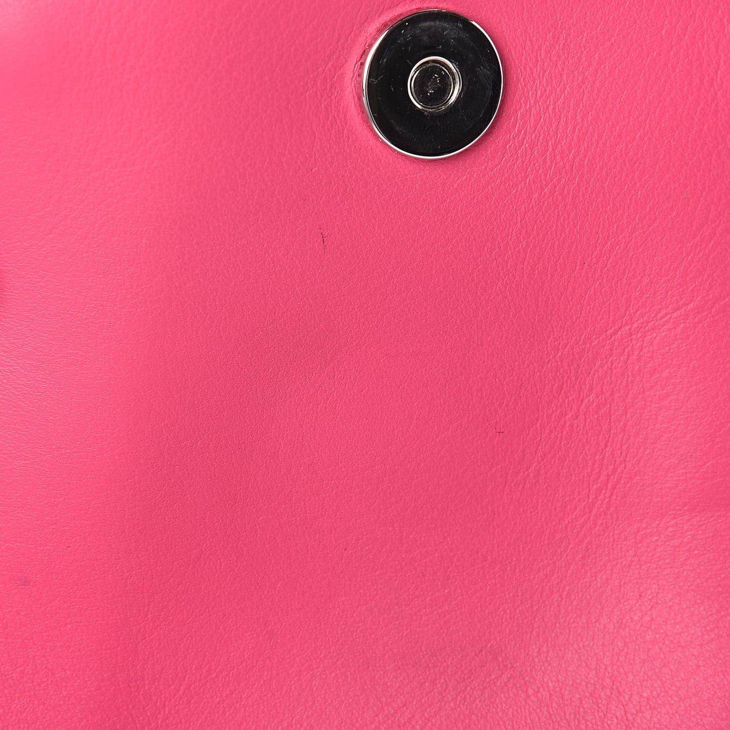 Suede Calfskin Mini Faye Bracelet Bag Fuchsia Rose
