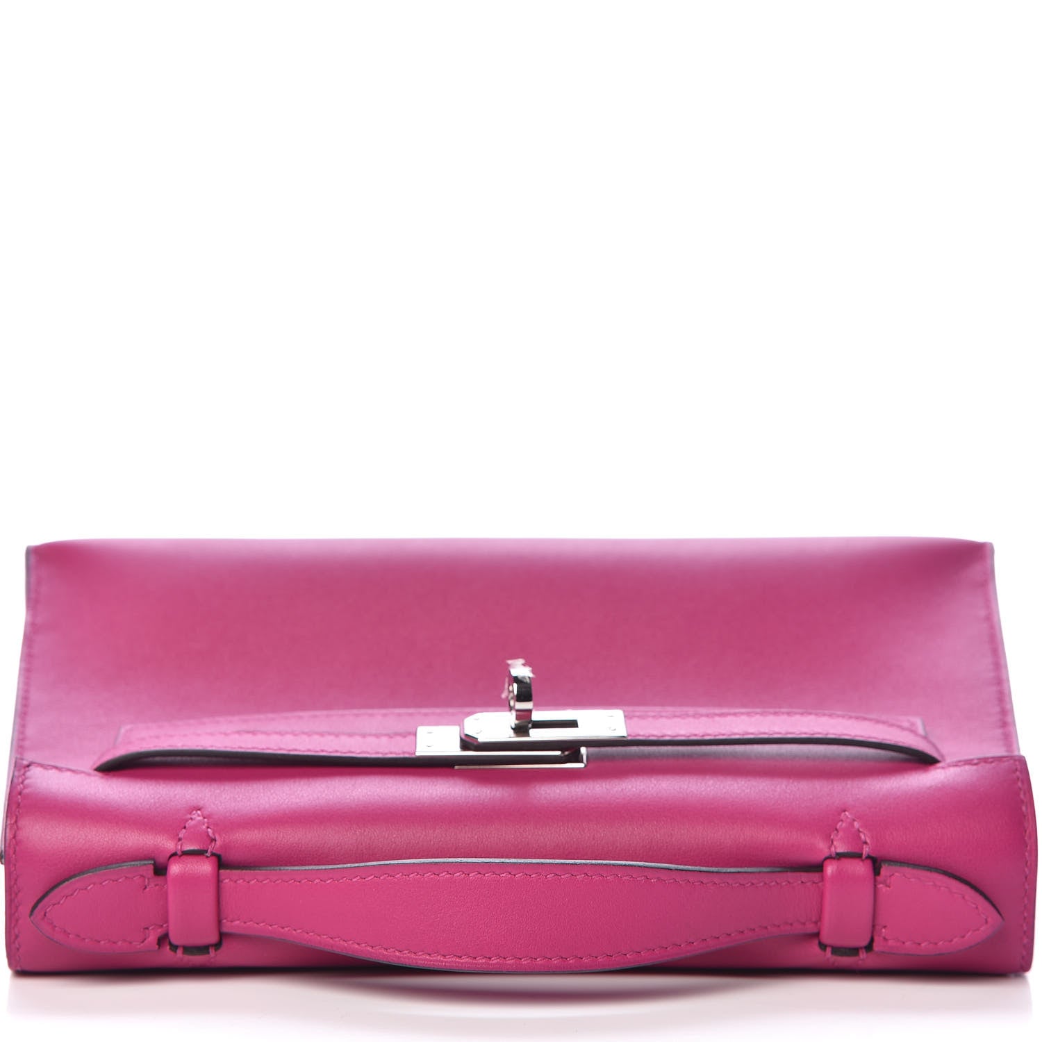 Hermes Swift Kelly Pochette Clutch Rose Pourpre 23 of 28