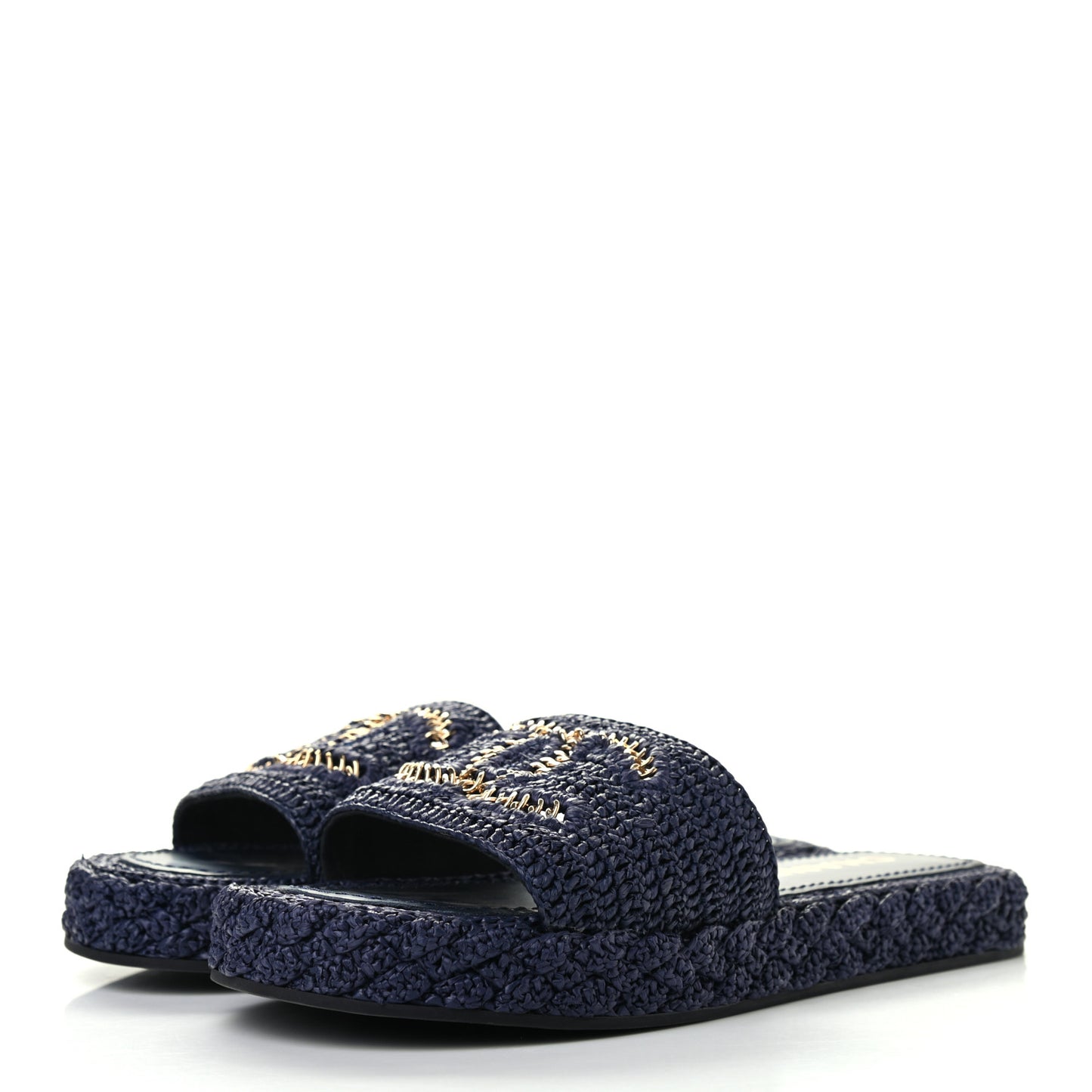 Cord CC Espadrille Slip On Sandals 39