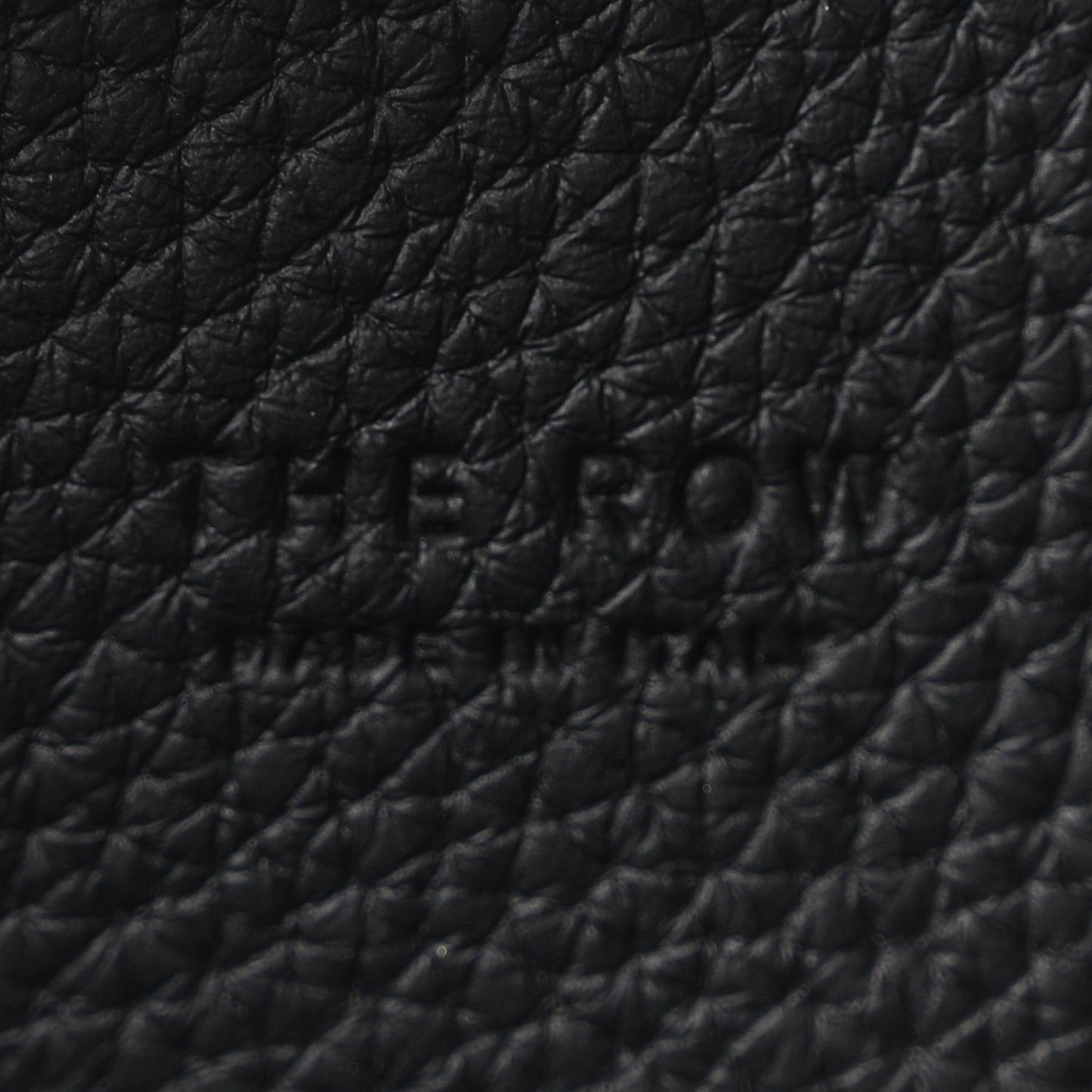 Matte Grained Calfskin EW Margaux Black