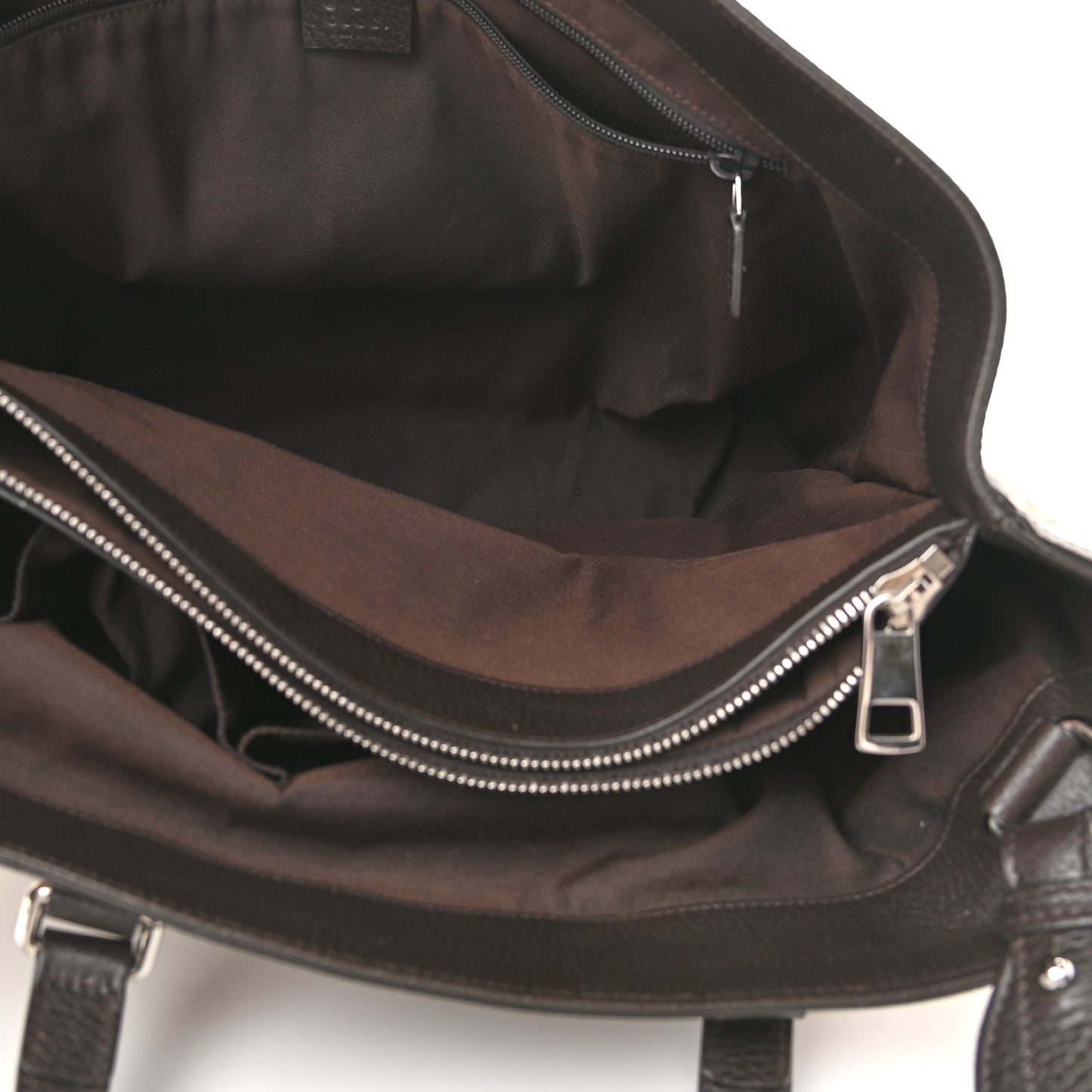 GG Monogram Large Joy Tote Bag Dark Brown