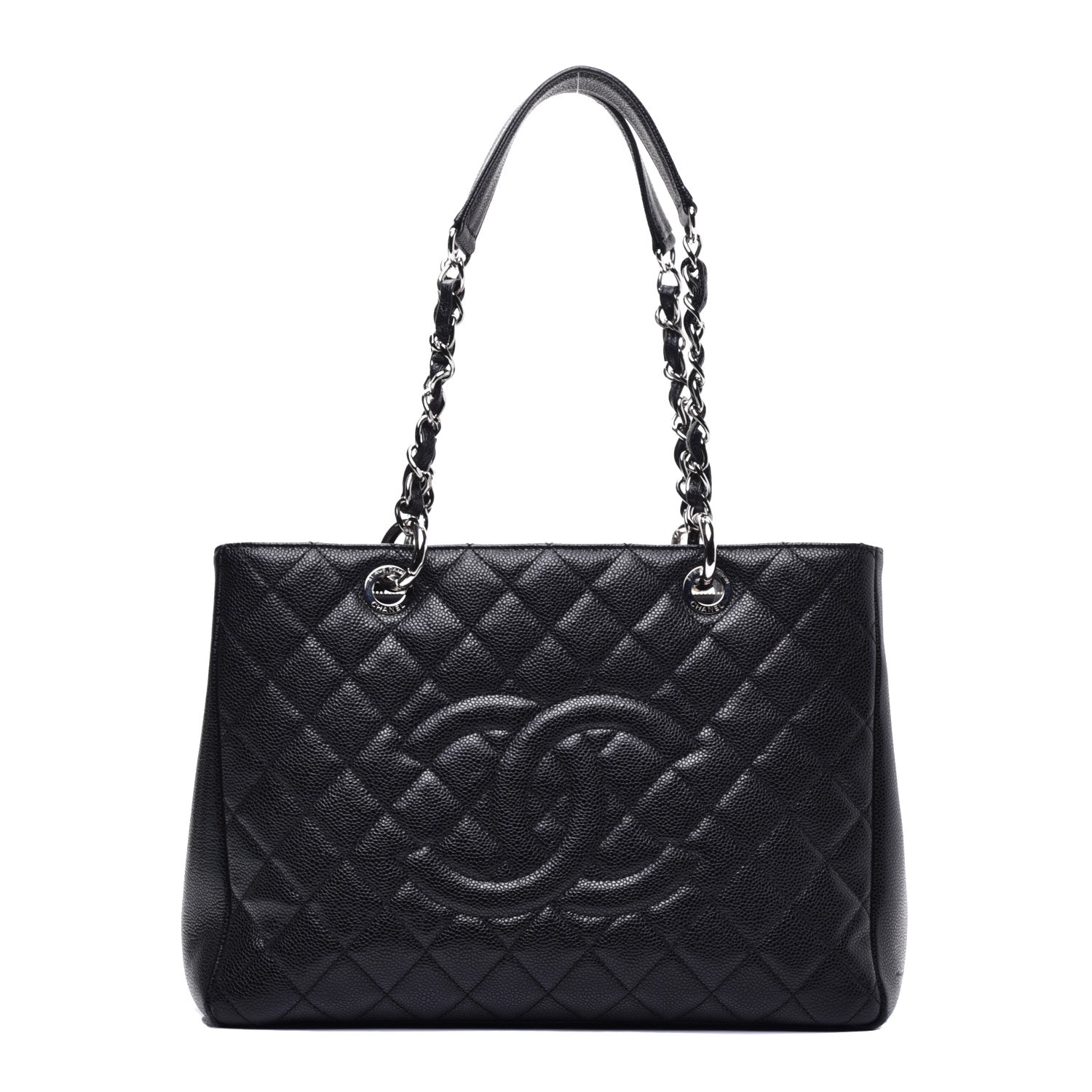 Chanel Caviar Quilted Grand Shopping Tote GST Black 1 of 8