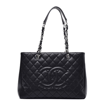 Chanel Caviar Quilted Grand Shopping Tote GST Black 1 of 8
