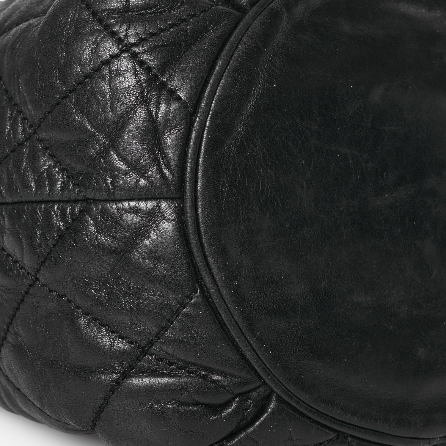 Chanel Lambskin Quilted Cloudy Bundle Hobo Black 9 of 14