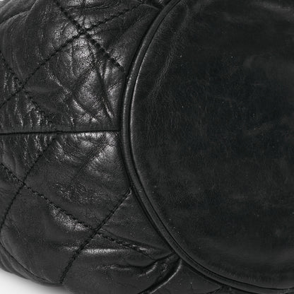 Chanel Lambskin Quilted Cloudy Bundle Hobo Black 9 of 14