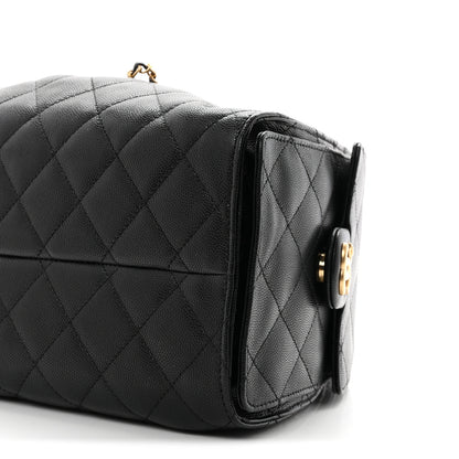 Chanel Caviar Quilted Small Chanel 25 Handbag Black 10 of 10