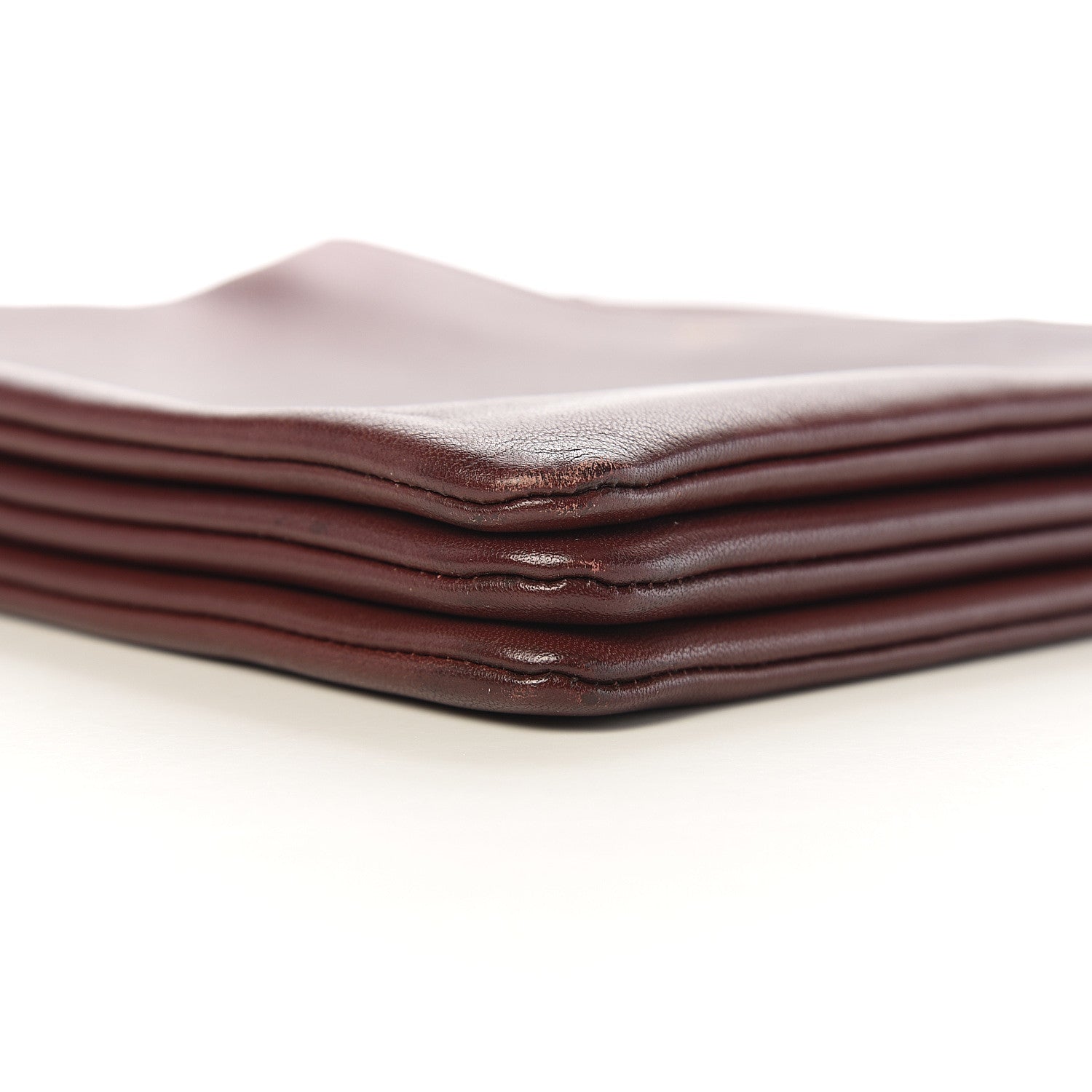 Celine Lambskin Large Trio Crossbody Bag Burgundy 8 of 9