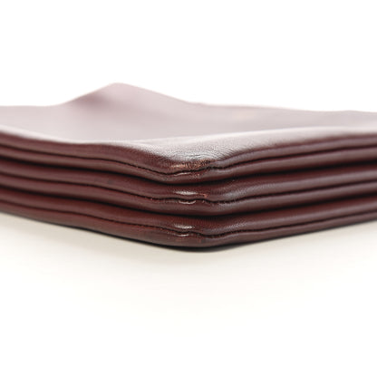 Celine Lambskin Large Trio Crossbody Bag Burgundy 8 of 9