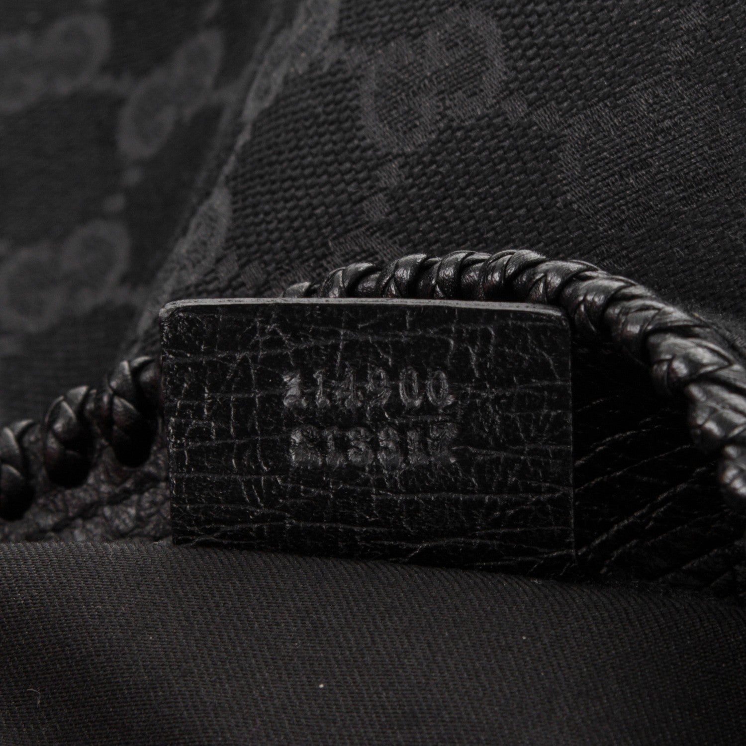 Gucci Monogram Large Horsebit Chain Hobo Black 7 of 7
