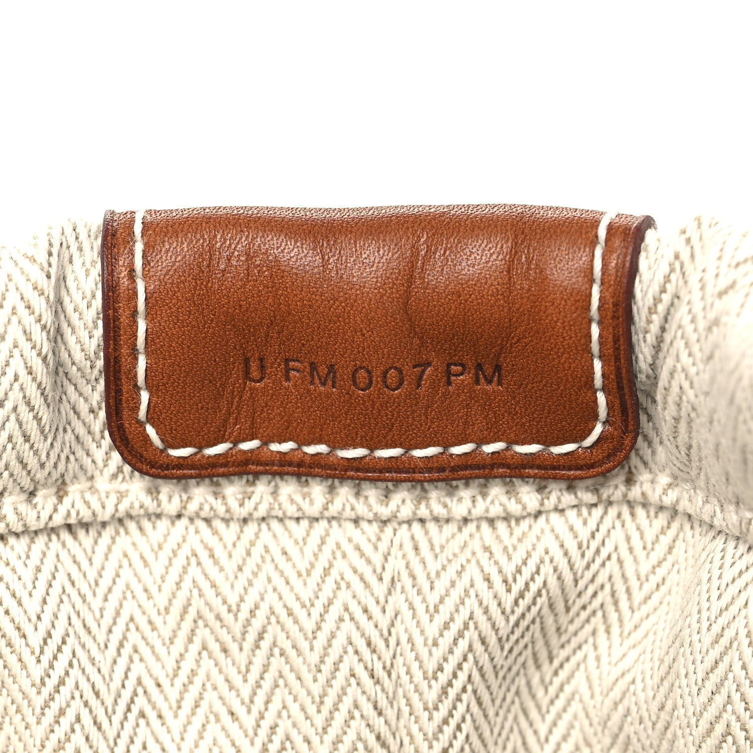 Hermes Canvas Barenia Fourbi 20 PM Pouch Naturel Fauve 7 of 11