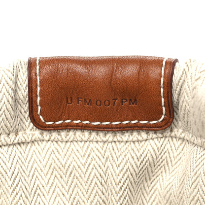 Hermes Canvas Barenia Fourbi 20 PM Pouch Naturel Fauve 7 of 11