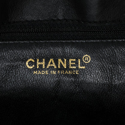 Chanel Lambskin Square Stitched Tote Black 6 of 7