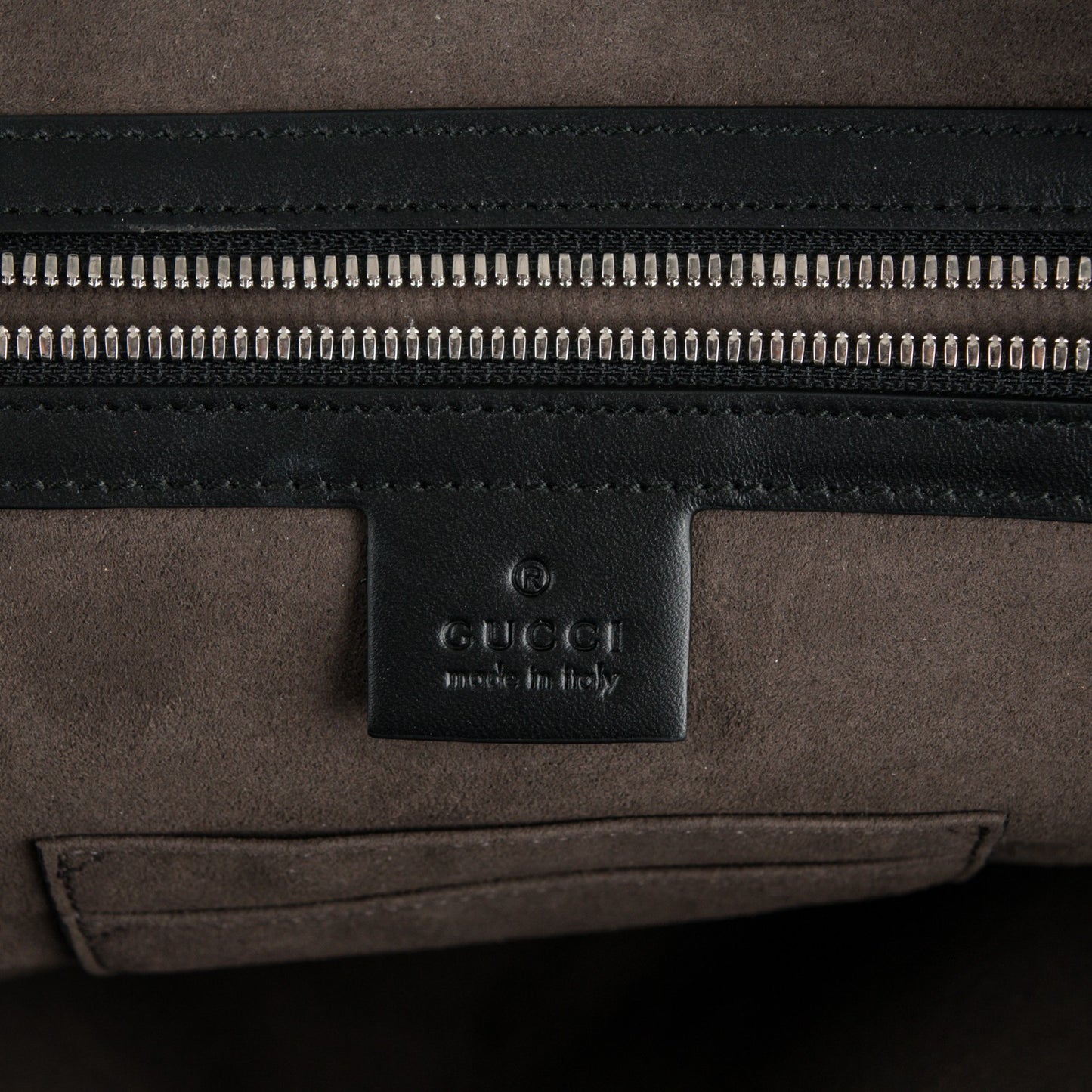Guccissima Signature Briefcase Black