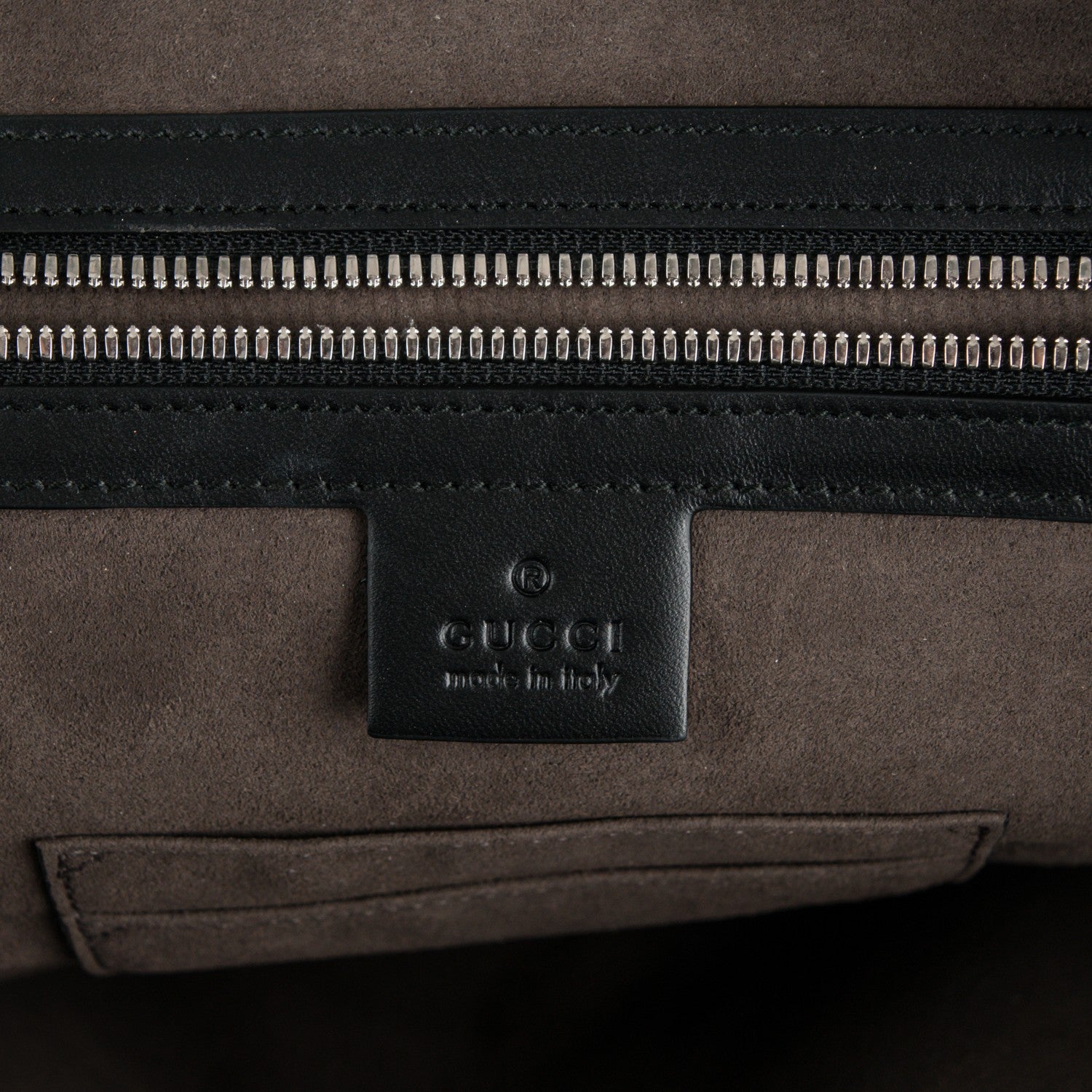 Gucci Guccissima Signature Briefcase Black 6 of 7