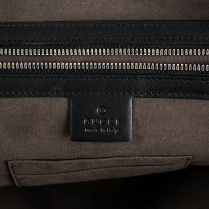 Gucci Guccissima Signature Briefcase Black 6 of 7