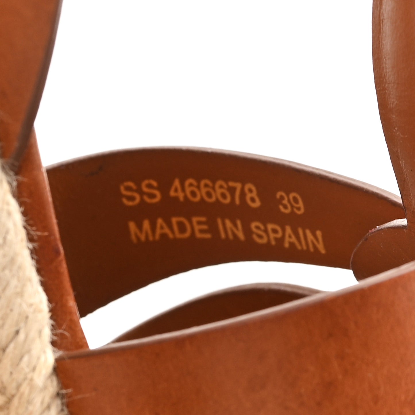 Calfskin Tribute 95 Platform Espadrille Wedge Sandals 39 Brown