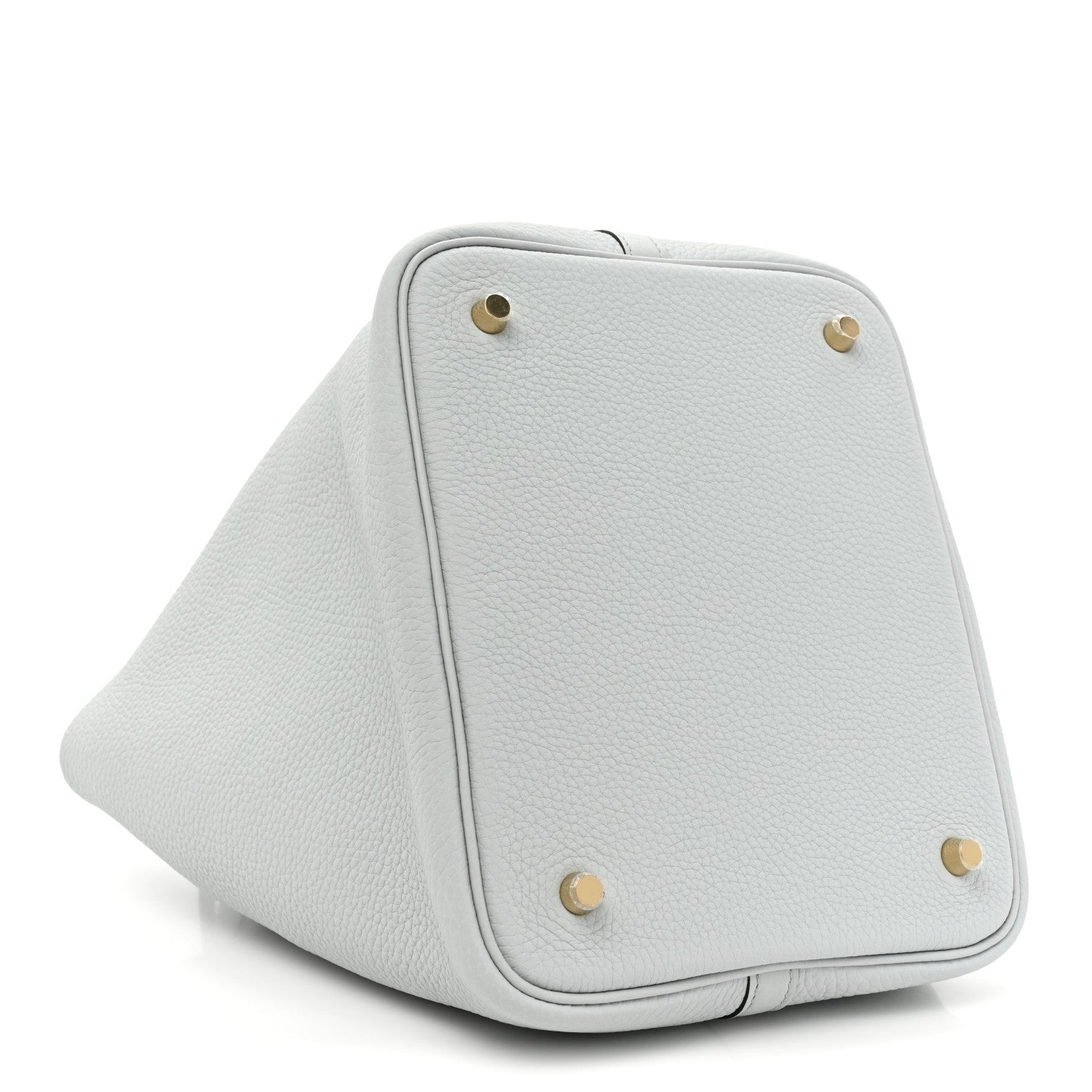 Hermes Taurillon Clemence Picotin Lock 22 MM Bleu Pale 4 of 10