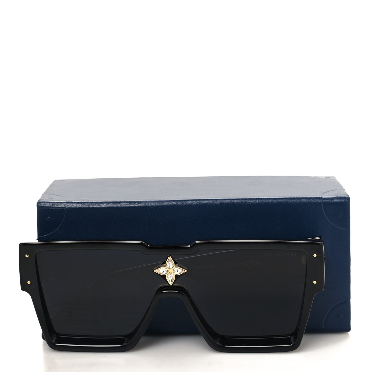 Acetate Swarovski Crystal Cyclone Sunglasses Z1578W Black