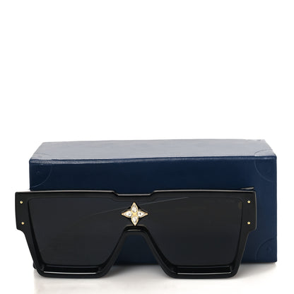 Louis Vuitton Acetate Swarovski Crystal Cyclone Sunglasses Z1578W Black 8 of 8