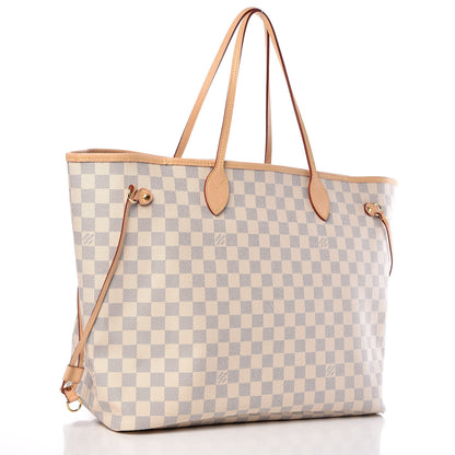 Louis Vuitton Damier Azur Neo Neverfull GM Rose Ballerine 4 of 11