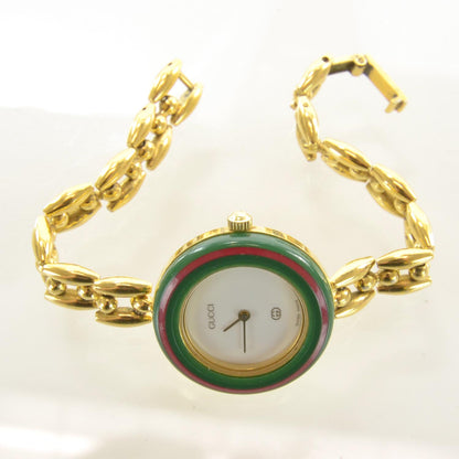 Gucci Stainless Steel 26mm Rice Link Interchangeable Bezel Quartz Watch 7 of 7