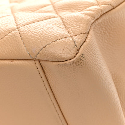 Chanel Caviar Quilted Grand Shopping Tote GST Beige Clair 12 of 15