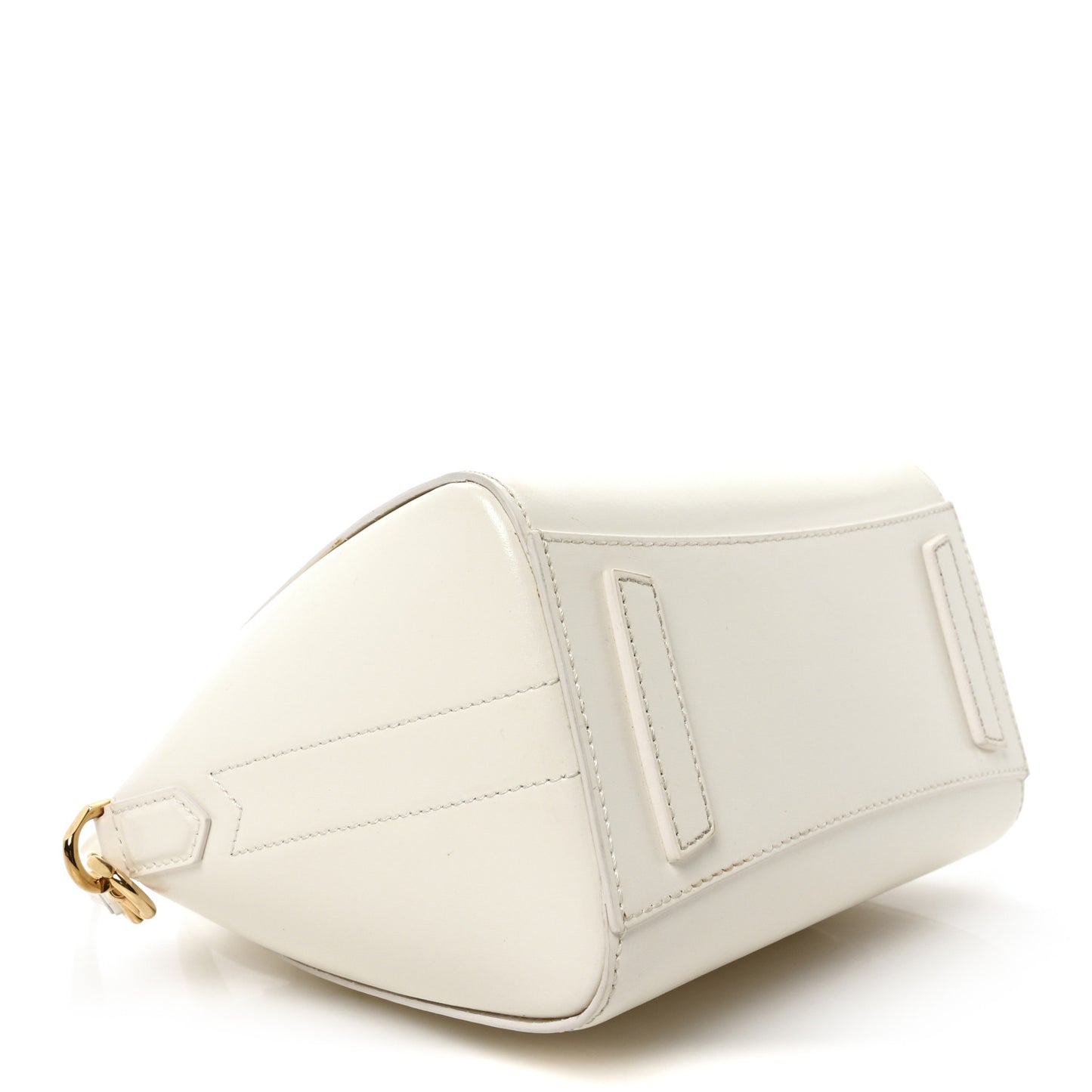 Box Calfskin Mini Lock Antigona Shoulder Bag Ivory