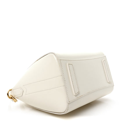Givenchy Box Calfskin Mini Lock Antigona Shoulder Bag Ivory 4 of 10