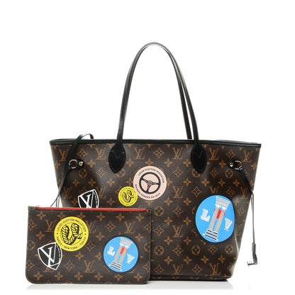 Louis Vuitton Monogram World Tour Neverfull MM 1 of 8